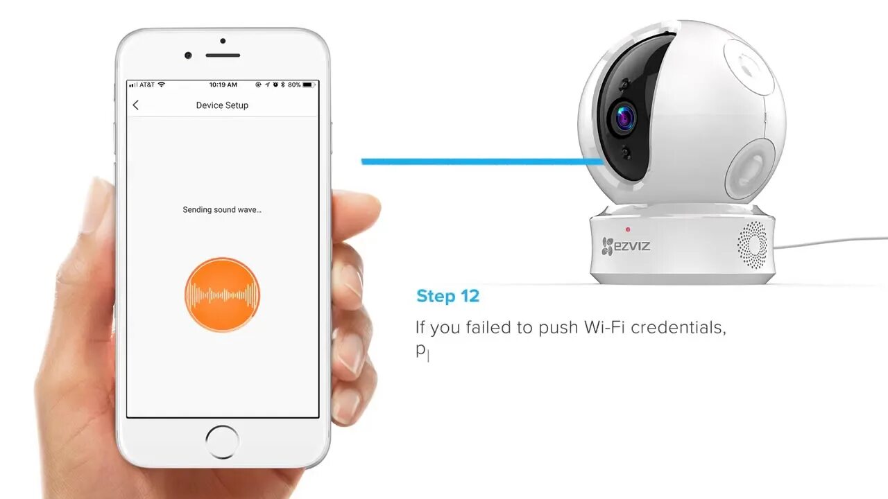 Подключение камеры ezviz к wifi How To Set Up C6C With WI-FI and AP Pairing EZVIZ C6C WIFI CAMERA Two way talkin