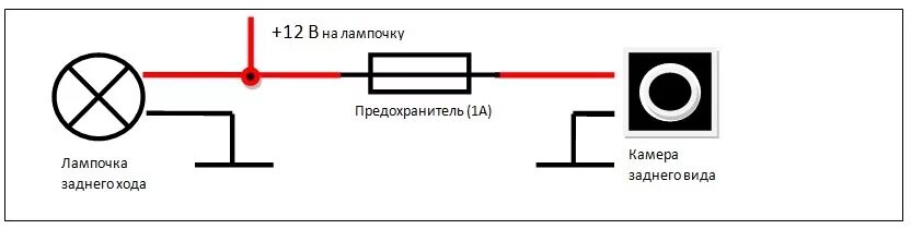 Подключение камеры к фаре заднего хода Правильное подключение камеры заднего вида к проводке автомобиля - FIAT Bravo II