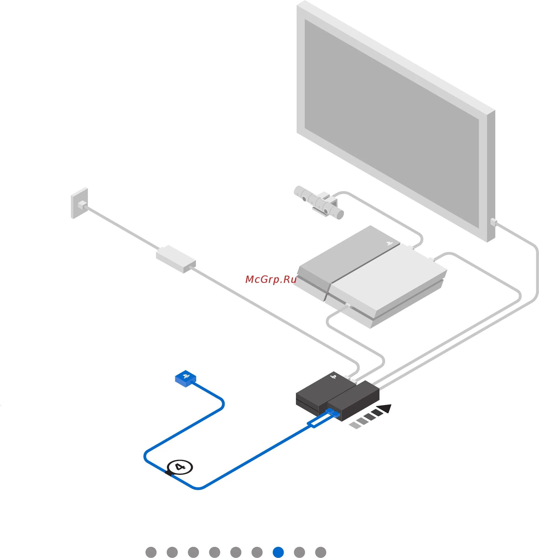 Подключение камеры к ps4 Sony CUH-ZVR1EY Инструкция по эксплуатации онлайн 17/24 288140