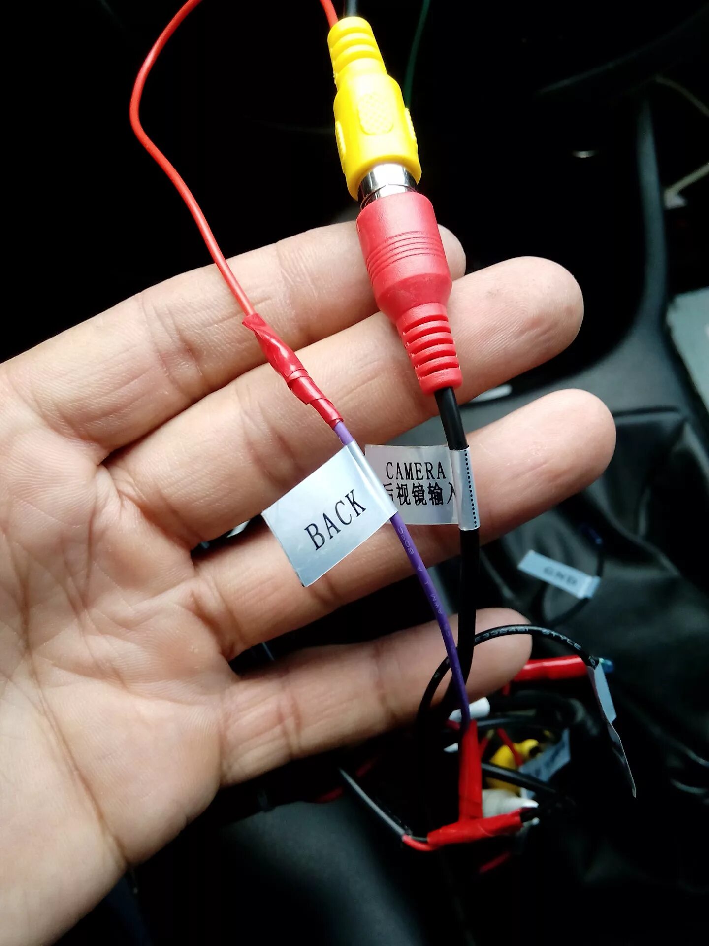 Подключение камеры к штатным магнитолам 2din Android магнитола установлена! - Chevrolet Lacetti 5D, 1,6 л, 2010 года авт