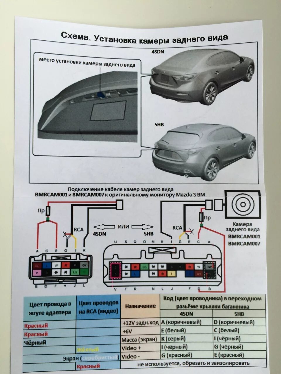 Подключение камеры мазда 3 Установка камеры заднего вида на Mazda 3 SkyActiv - MAZDA 3 ::: BK (2003-2009), 