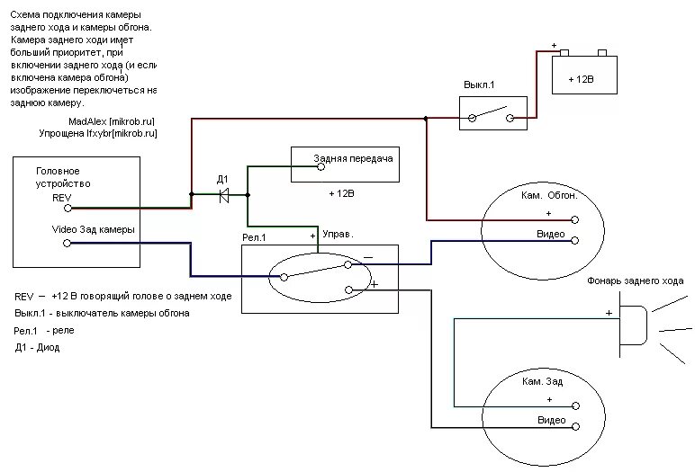 Подключение камеры обгона Установка камер обгона и заднего хода - Страница 6 - Клуб любителей микроавтобус