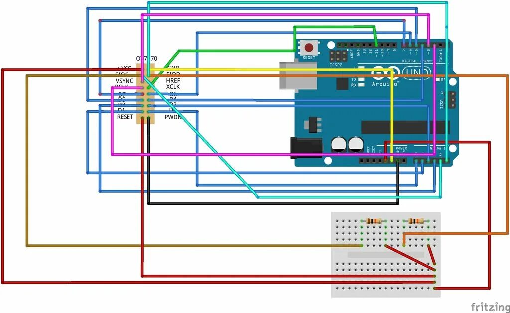 Подключение камеры ov7670 Arduino Programming Part 27 - CMOS Camera Module OV7670 - Scion Electronics