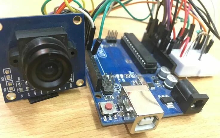 Подключение камеры ov7670 Arduino OV7670 Camera Module Interfacing circuit hardware Arduino projects, Ardu