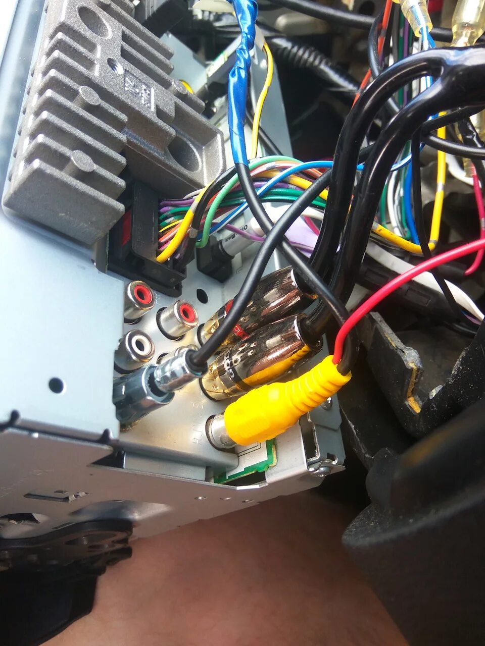 Подключение камеры пионер Камера заднего вида на civic 5d и магнитолу pioneer avh-1600dvd - Honda Civic 5D