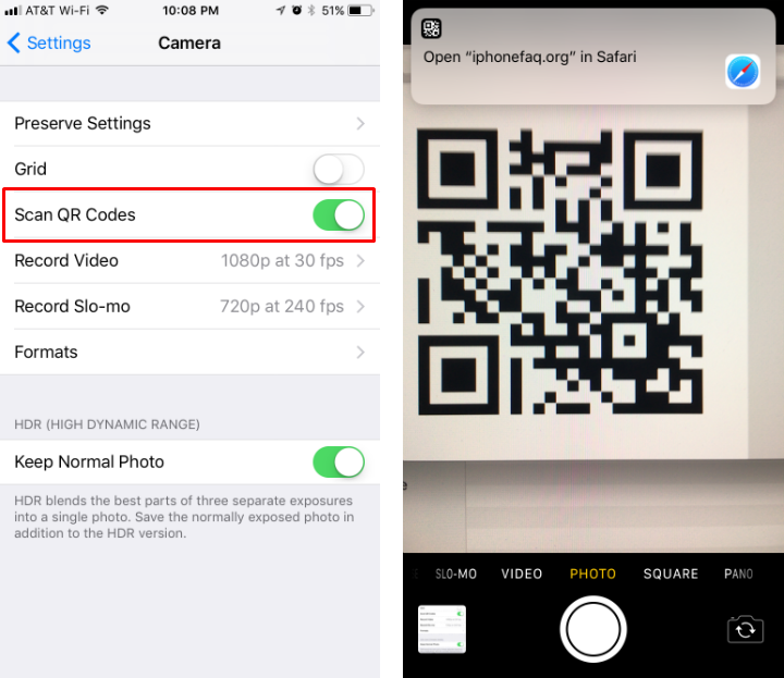 Подключение камеры по qr коду How can I scan QR codes on iPhone? The iPhone FAQ