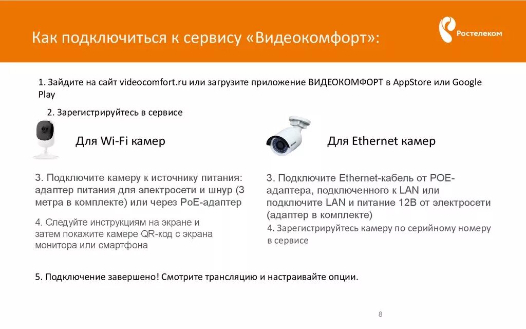 Подключение камеры ростелеком инструкция Картинки ПОДКЛЮЧИТЬСЯ К ВИДЕОКАМЕРЕ ТЕЛЕФОНА