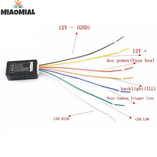 Подключение камеры с canbus MIB280 Canbus Gateway Emulator Simulator Decoder for VW Jetta Passat Bora Golf e