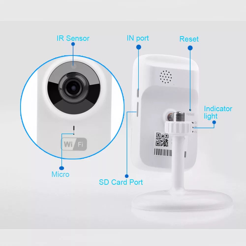 Подключение камеры smart camera Wholesale!!! 20Pcs Wifi Smart HD 720P Wireless IP Camera P2P Video Surveillance 