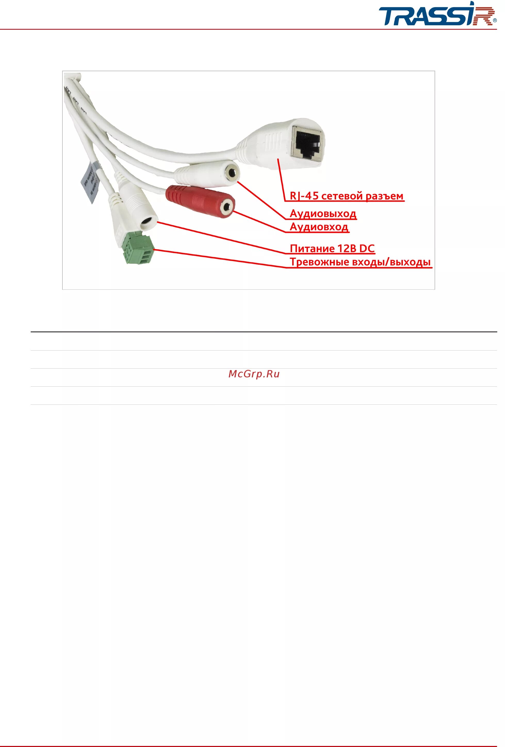 Подключение камеры trassir Trassir TR-D1120WD 35/150 Руководство по эксплуатации ip камер trassir 35
