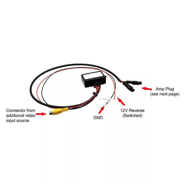 Подключение камеры vw Connects2 CAM-VW1-AD - купить адаптер подключения камеры заднего вида к штатному