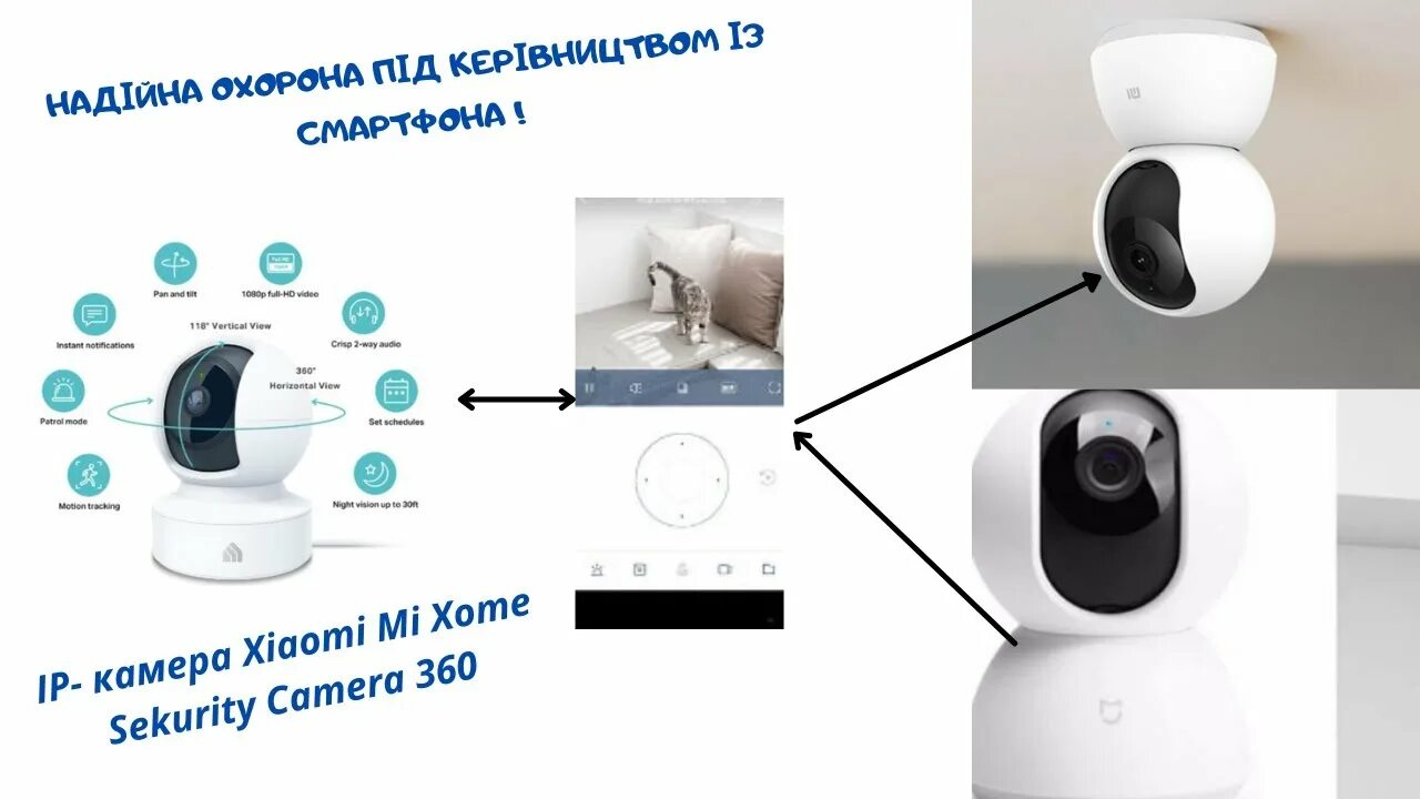 Подключение камеры xiaomi 2k Хочете надійного сторожа вдома?IP-камера Xiaomi Mi Home Security Camera 360 ° Es
