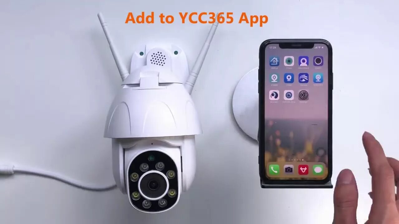 Подключение камеры ycc365 plus 1080P WIFI Camera 2MP Auto Tracking Waterproof CCTV Home Security IP Camera Zoom