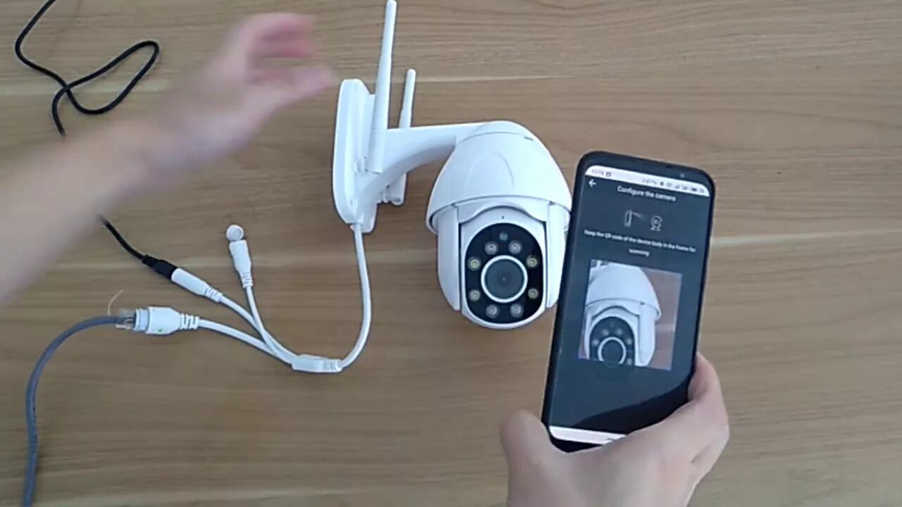 Подключение камеры ycc365 plus Камера Fuers PTZ out подключение к YСС365 Plus - YouTube