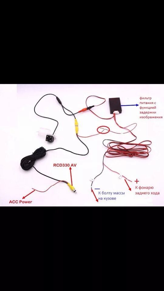 Подключение камеры заднего вида фольксваген Установка камеры на RCD330G+ - Volkswagen Polo Sedan, 1,6 л, 2013 года тюнинг DR