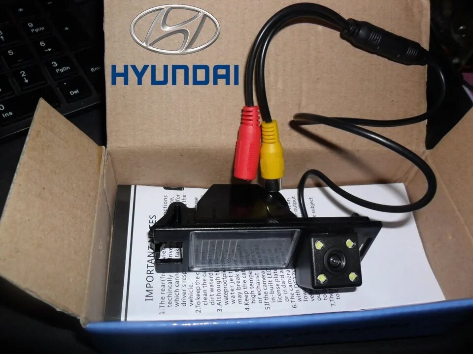 Подключение камеры заднего вида ix35 Камера заднего вида HYUNDAI IX35 Hd CCD 4LED - Hyundai ix35, 2 л, 2010 года элек