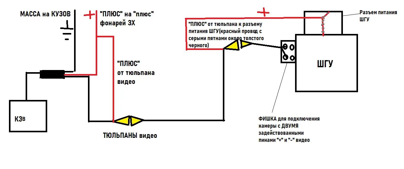 Подключение камеры заднего вида мазда сх5 Маздоводы! Помогите с подключением камеры заднего вида. - Mazda 6 (3G) GJ, 2,5 л