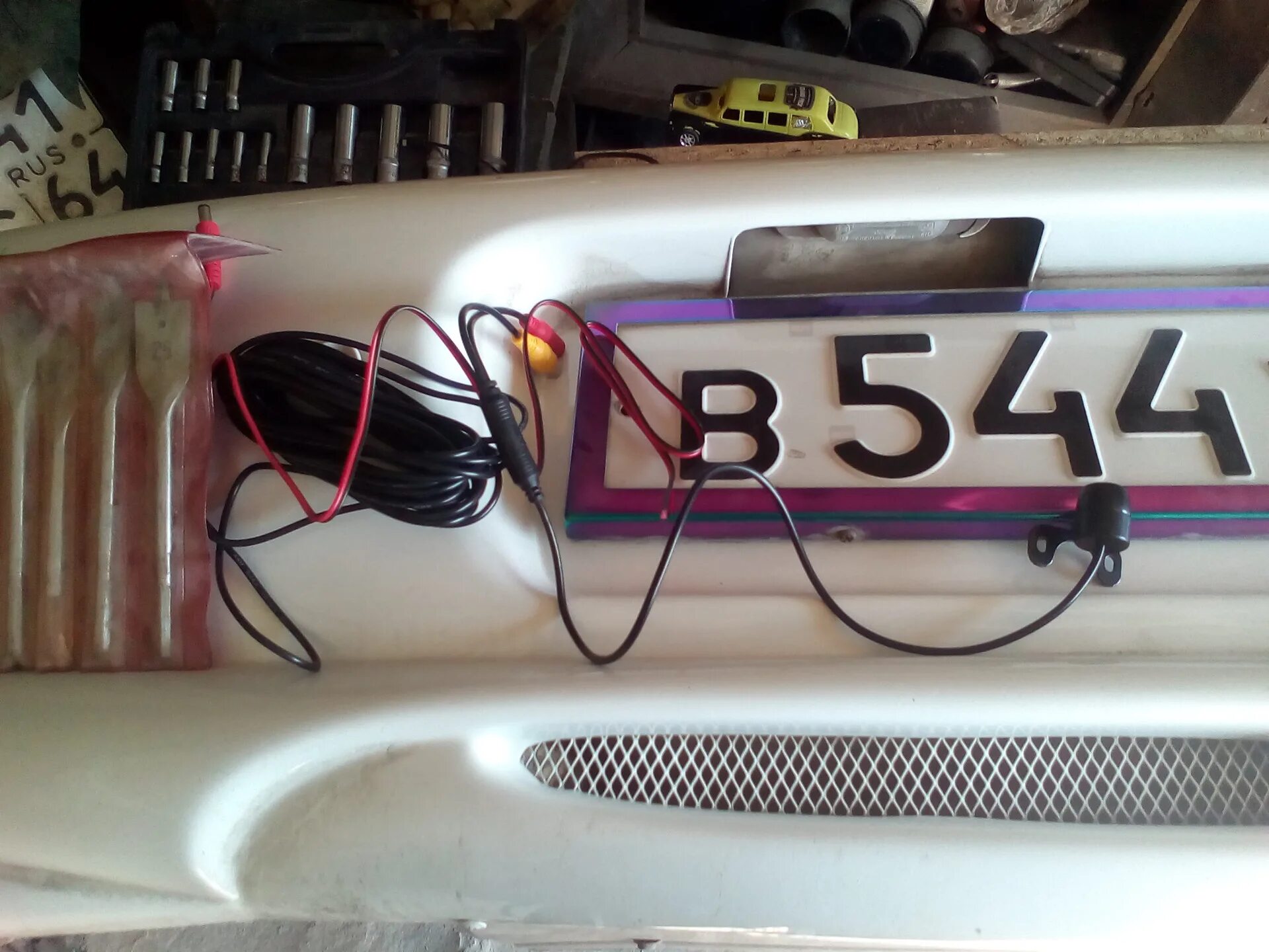 Подключение камеры заднего вида ваз 2112 Установка Камеры заднего вида - Lada 21120, 1,5 л, 2001 года электроника DRIVE2
