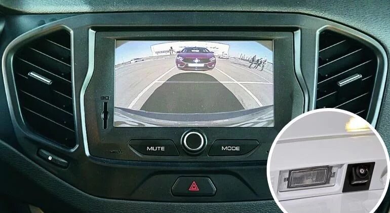 Подключение камеры заднего вида веста св Установка камеры заднего вида на Lada Vesta - МАВИКО на DRIVE2