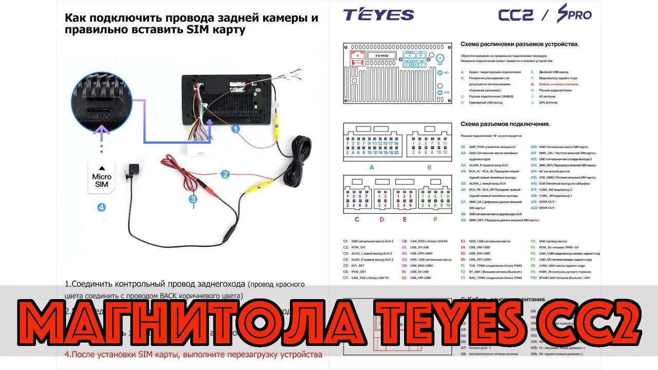 Подключение канбас к магнитоле teyes cc3 Автомагнитола TEYES CC2 (ну так себе с первого взгляда) - YouTube