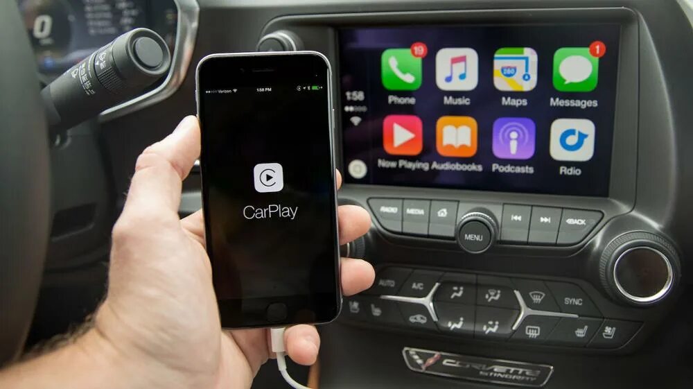 Подключение карплей без провода Built-in Wired Or Wireless Carplay & Android Auto, Only Suitable For Our Company