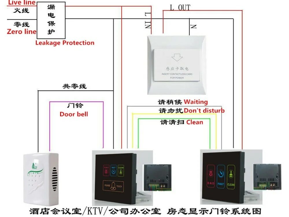 Подключение карточного выключателя Вставка Rfid-карты Orbita Для Получения Энергосберегающего Переключателя Для Оте