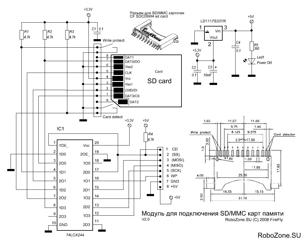 Подключение карты памяти к телефону AVR web-сервер - Страница 4 - Форум