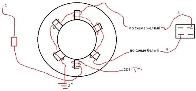 Подключение катушек генератора народ кто может нагуглить схему намотки генератора в 6 катушек лучше чем это... 