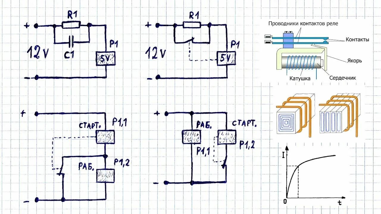 Подключение катушки реле Несколько простых способов ускорить срабатывание электромагнитов, реле, пускател