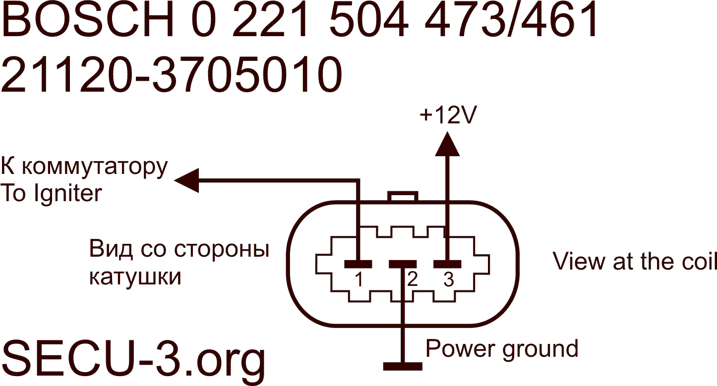 Подключение катушки зажигания 2112 Датчики для МПСЗ SECU-3