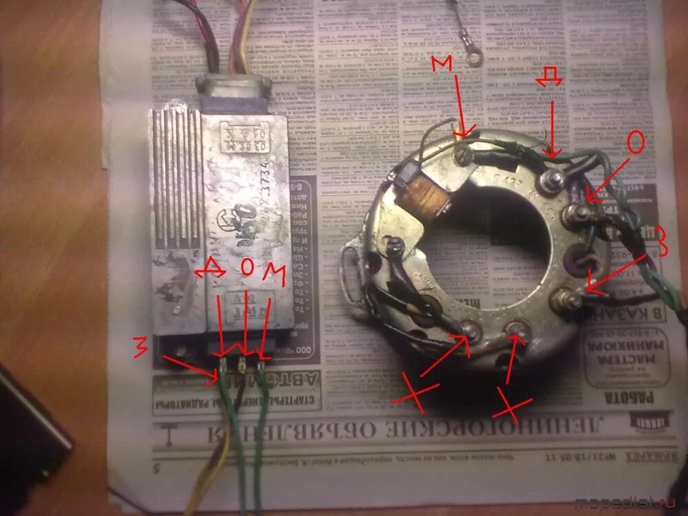 Подключение катушки зажигания минск помогите с проводкой - МОПЕДИСТ.ру - клуб любителей мокиков и мопедов