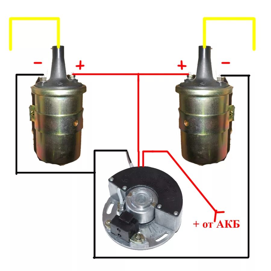 Подключение катушки зажигания мотоцикла Катушка от оки на иж 5 - КарЛайн.ру