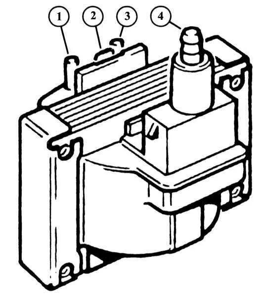 Подключение катушки зажигания рено Ремонт Рено 19: Система зажигания Renault 19. Описание, схемы, фото