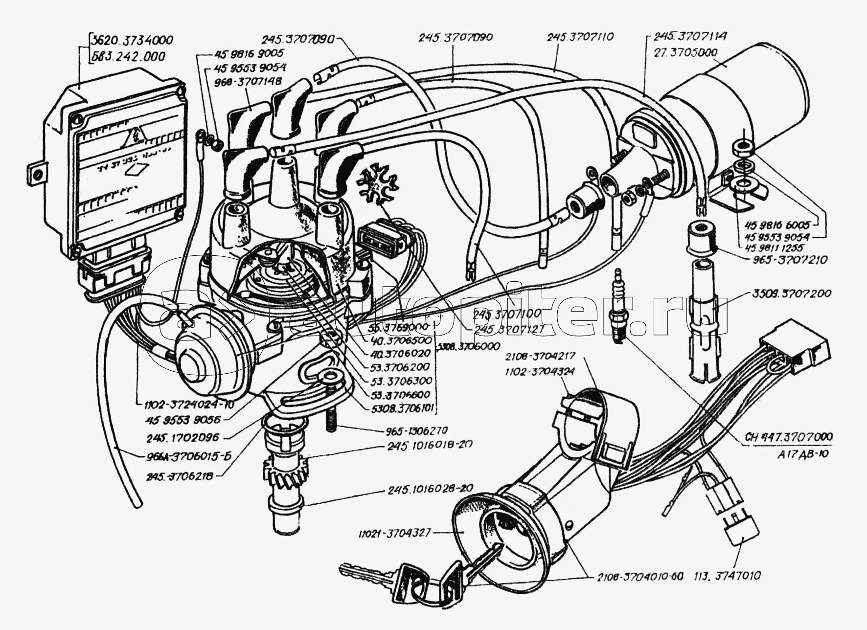 Подключение катушки зажигания таврия Детали системы зажигания ЗАЗ 1102 (Таврия) - купить, цены в интернет-магазине Ав