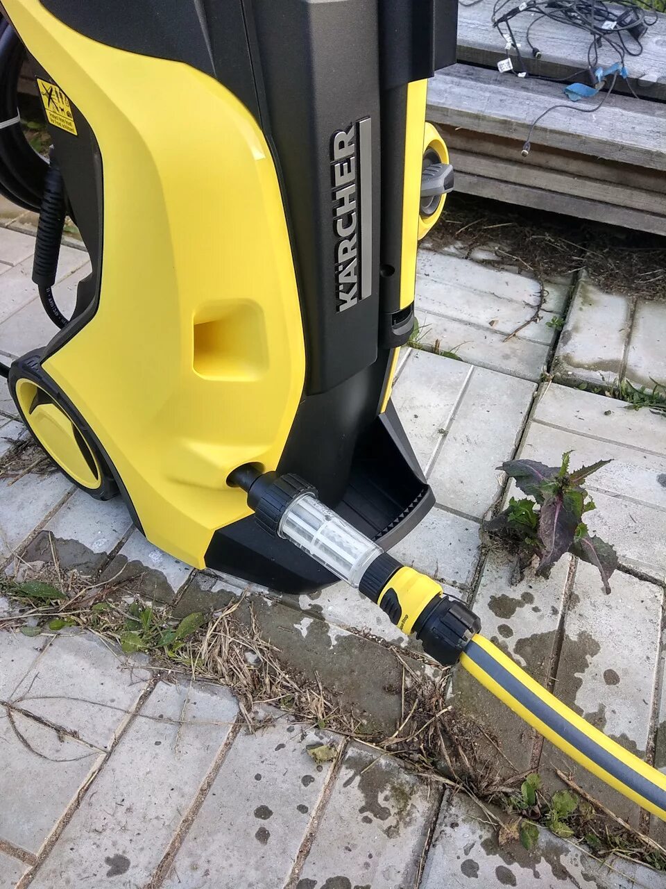 Подключение керхера к воде Karcher K5 full control + бак 157л - Renault Koleos (1G), 2 л, 2011 года просто 