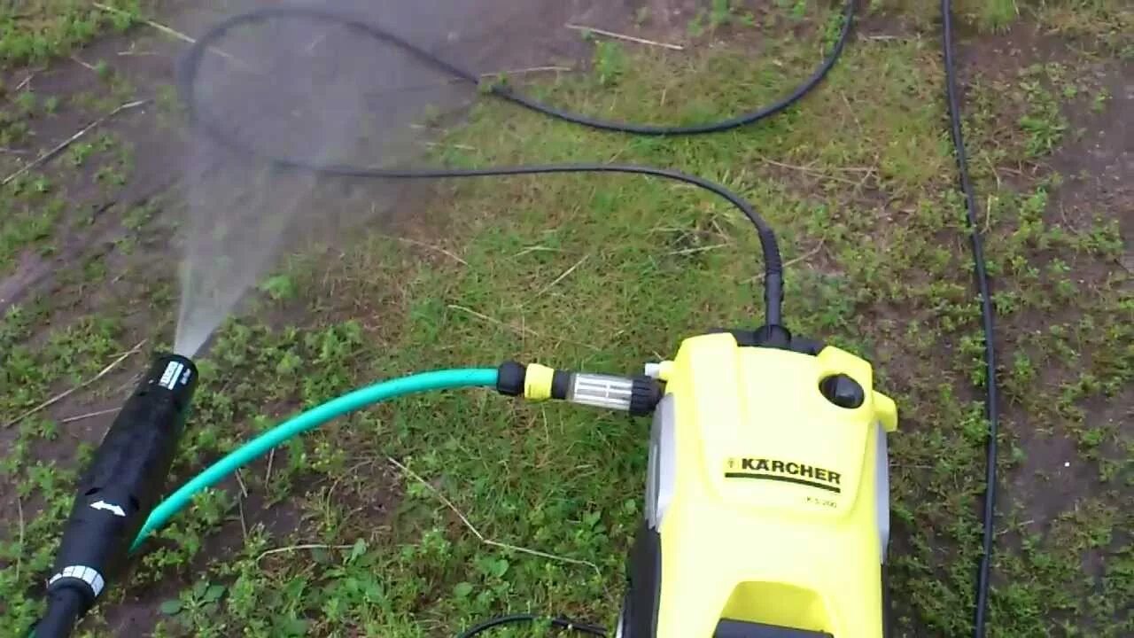 Подключение керхера к воде ПРОБЛЕМА РАБОТЫ МОЙКИ Karcher К5.200 - YouTube