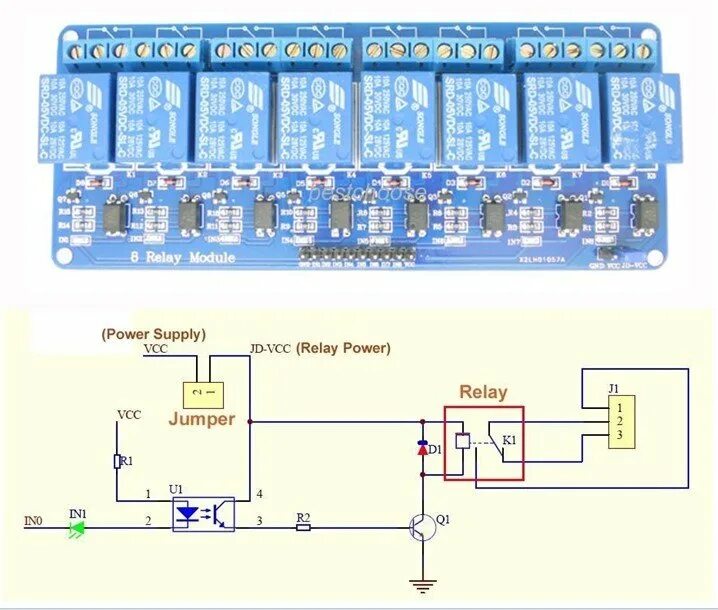 Подключение китайских реле 8 Channel Relay - Project Guidance - Arduino Forum