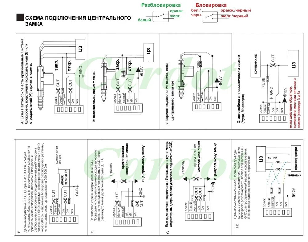 Подключение китайского центрального замка схема Установка Китайского пульта управления центральным замком. - Daewoo Nexia, 1,5 л