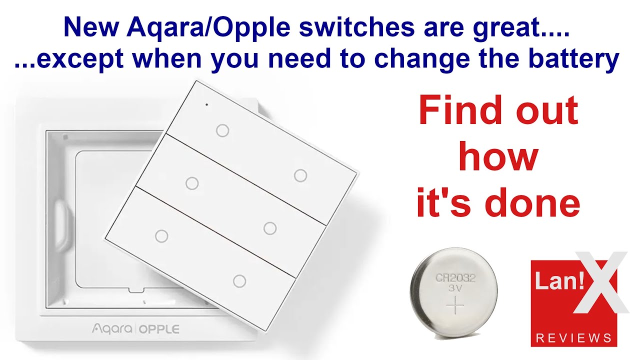 Подключение китайской кнопки aqara к home assistant How to change Battery Aqara/Opple Switch? - YouTube