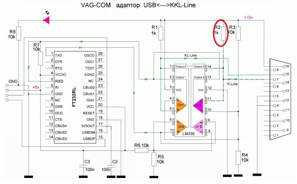 Подключение kkl vag com 409.1 к компьютеру vag-k+can - Сообщество "Электронные Поделки" на DRIVE2