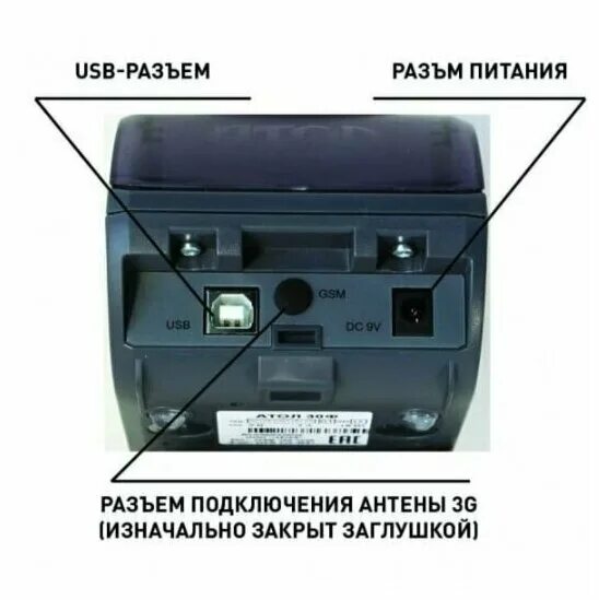 Подключение ккт к компьютеру Онлайн-касса фискальный регистратор Атол 30Ф, USB, GSM (без ФН) - купить в интер