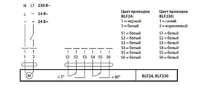 Подключение клапана ble230 10 BLF24, BLF230 Электропривод для противопожарного клапана