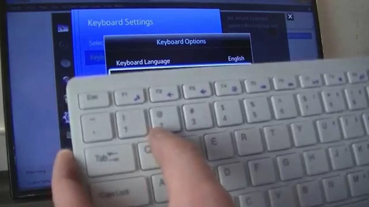 Подключение клавиатуры к телевизору MINI Wireless Keyboard & Mouse Set for Smart TV's (Samsung, Panasonic, Toshiba, 