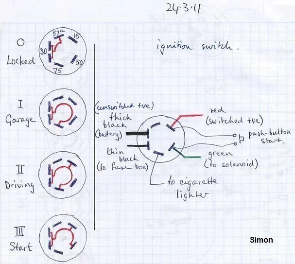 Подключение ключ кнопки Картинки SWITCHING POSITIONS