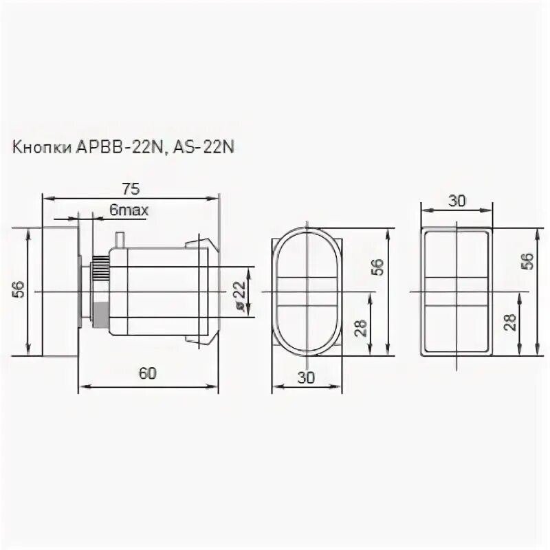 Подключение кнопки арвв 22n Кнопка AS-22N "Пуск-Стоп" прямоугольная 24В NO+NC EKF СветЭлектроСнаб