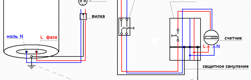 Подключение кнопки бойлера Электросхема водонагревателя фото - DelaDom.ru