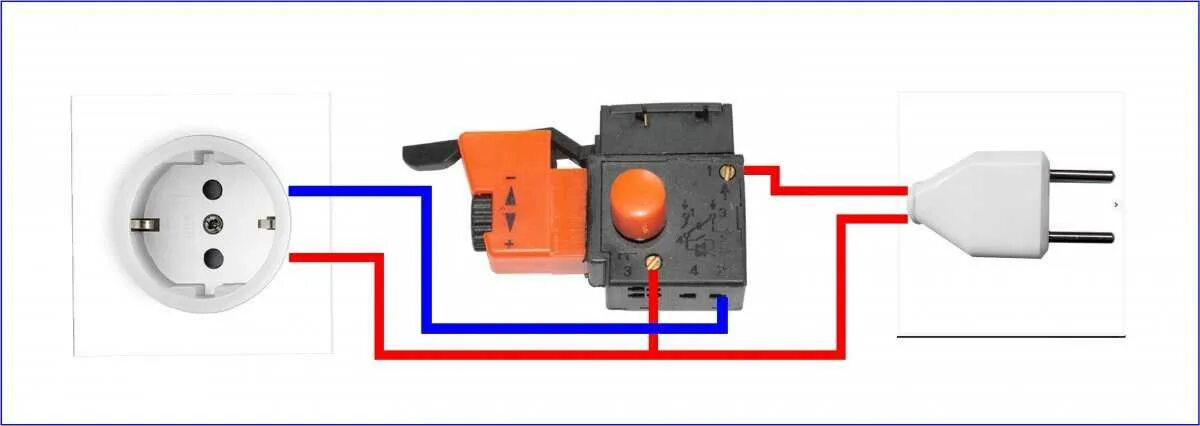 Подключение кнопки дрели с регулятором оборотов Электродрель БЭС, СССР