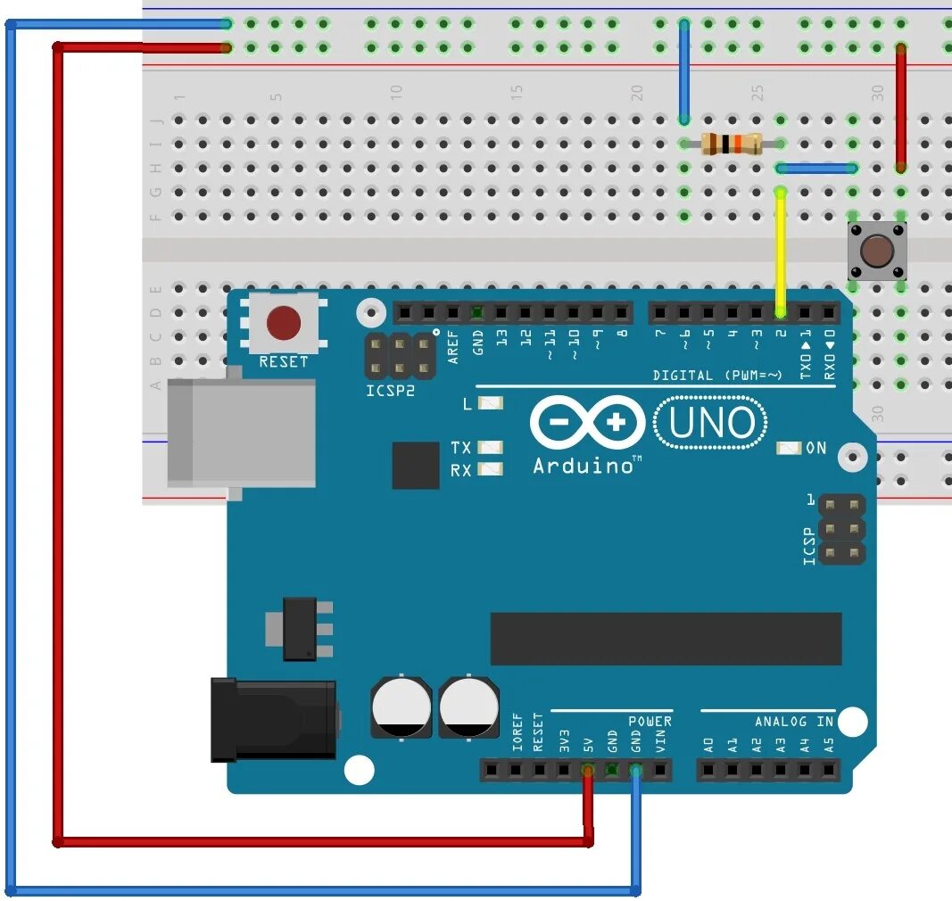 Подключение кнопки к ардуино Arduino. Подключение тактовой кнопки. - Клёвый код