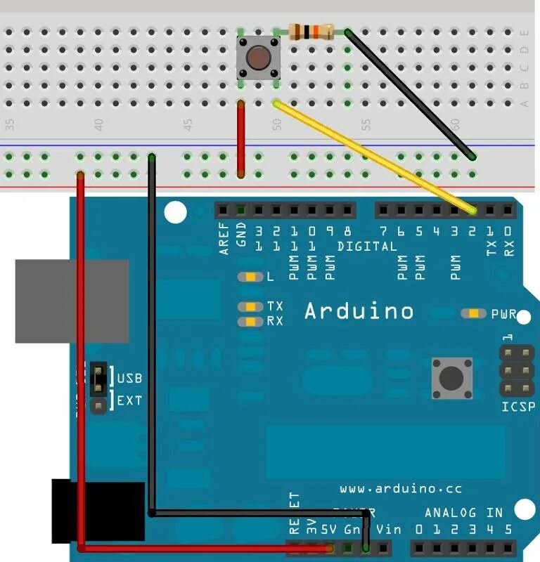 Подключение кнопки к ардуино Ответы Mail.ru: Arduino не понимаю подключениееееее