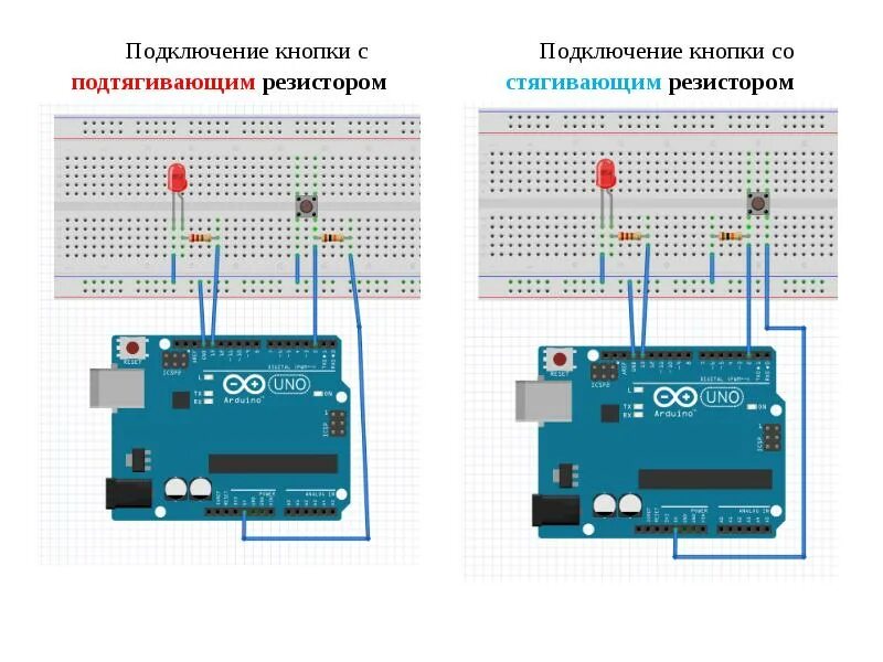 Подключение кнопки к ардуино через резистор Работа с датчиками. Устранение "дребезга" кнопок - презентация, доклад, проект с